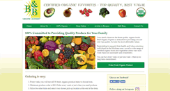 Desktop Screenshot of bborganicexpress.com